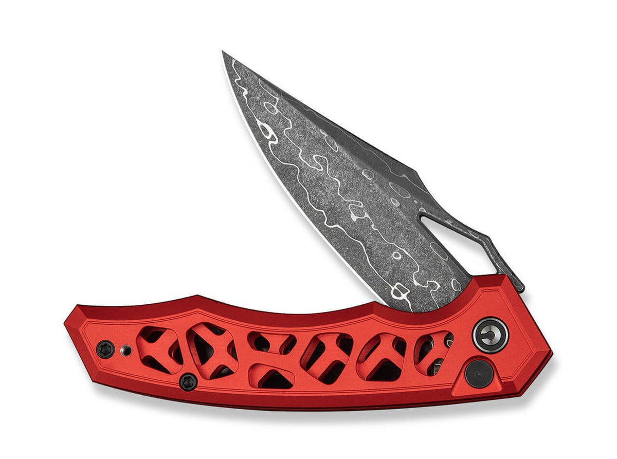 Anaaki Damascus Red Aluminum