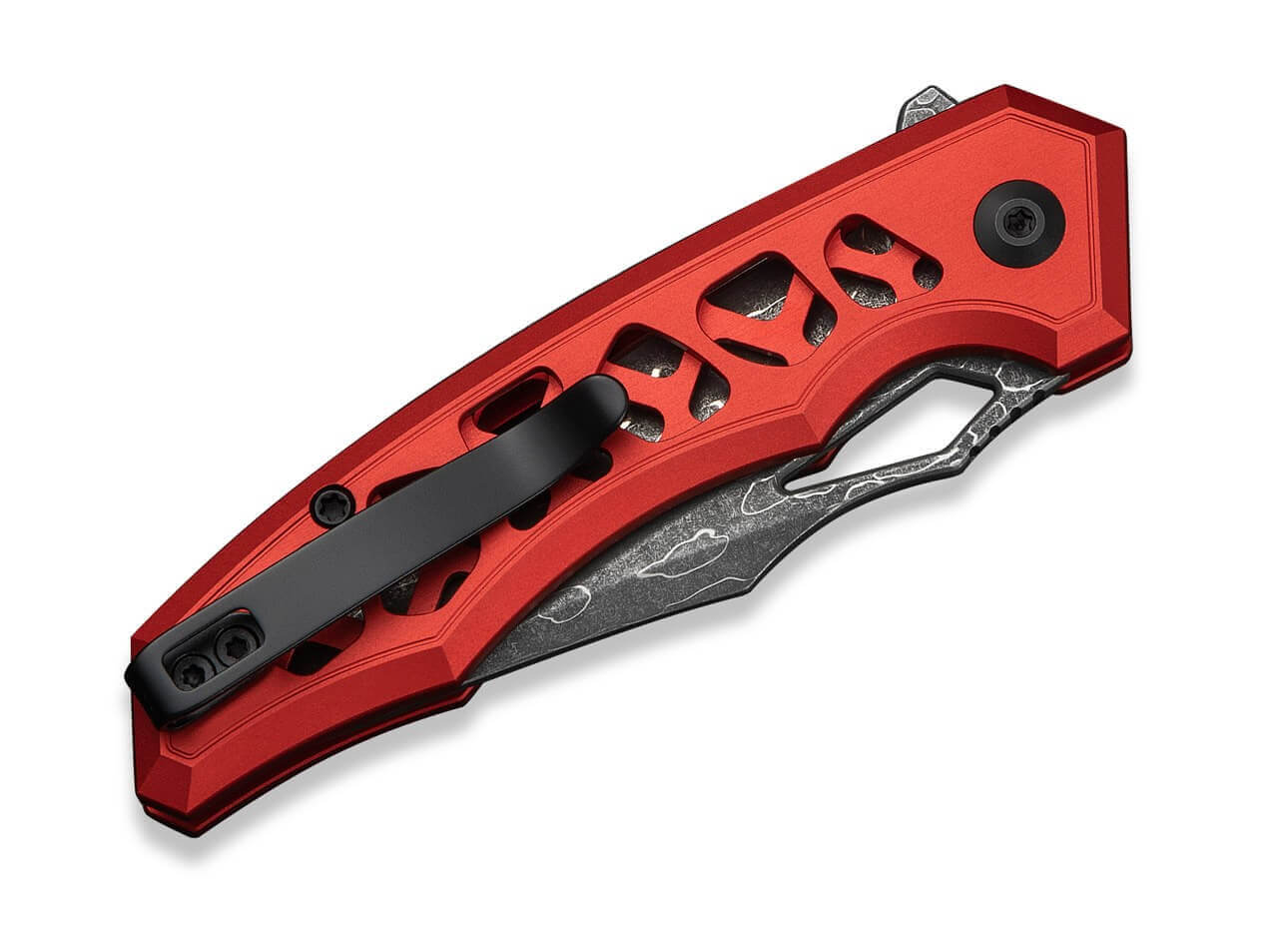 Anaaki Damascus Red Aluminum