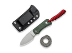 Baby Banter Fixed Nitro-V Micarta Green
