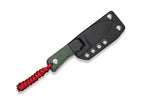 Baby Banter Fixed Nitro-V Micarta Green