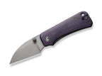 Baby Banter Wharncliffe Micarta Purple