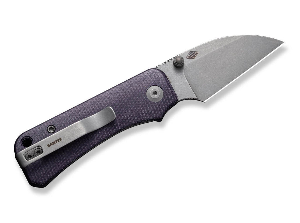 Baby Banter Wharncliffe Micarta Purple
