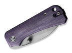 Baby Banter Wharncliffe Micarta Purple