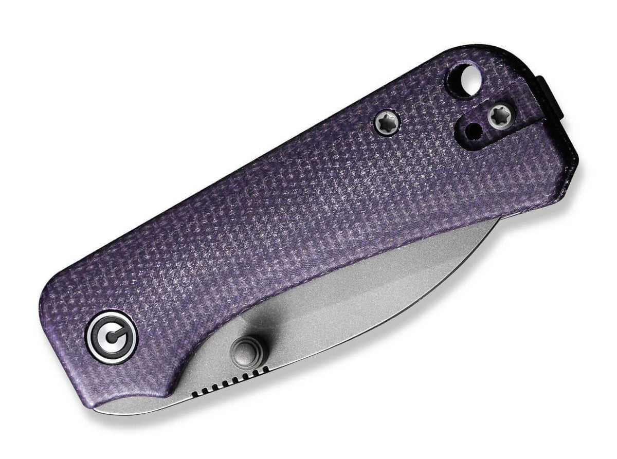 Baby Banter Wharncliffe Micarta Purple