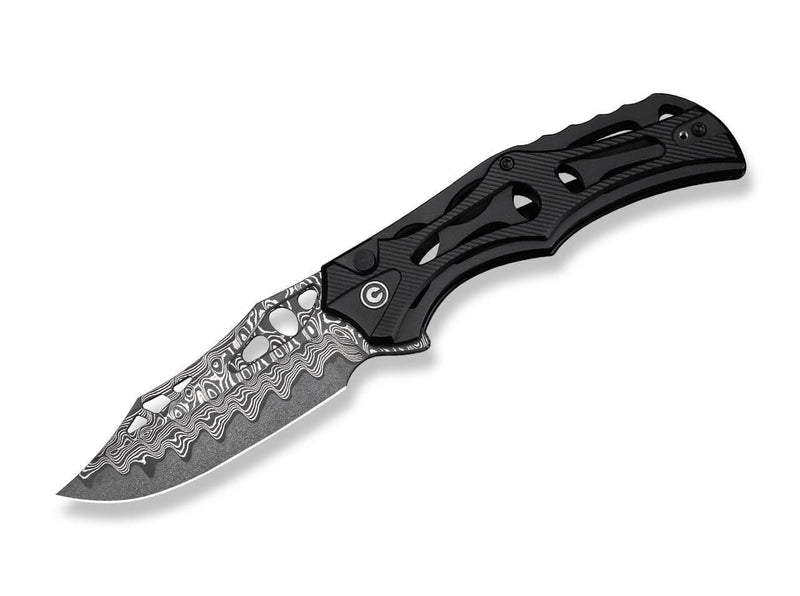 CIVIVI Biophase Damascus Black Aluminum & G10