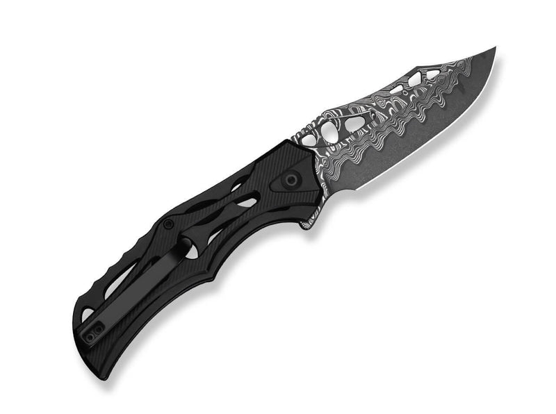 CIVIVI Biophase Damascus Black Aluminum & G10