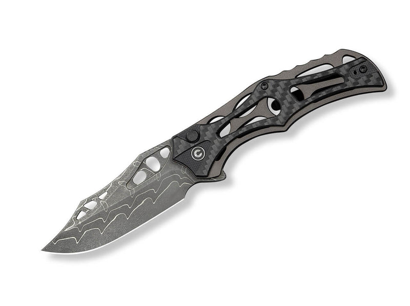 CIVIVI Biophase Damascus Gray Aluminum CF