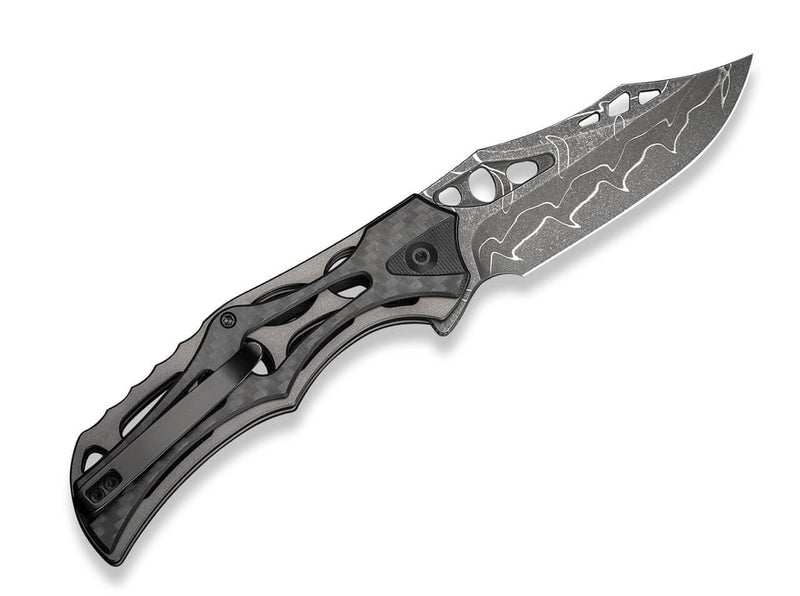 CIVIVI Biophase Damascus Gray Aluminum CF