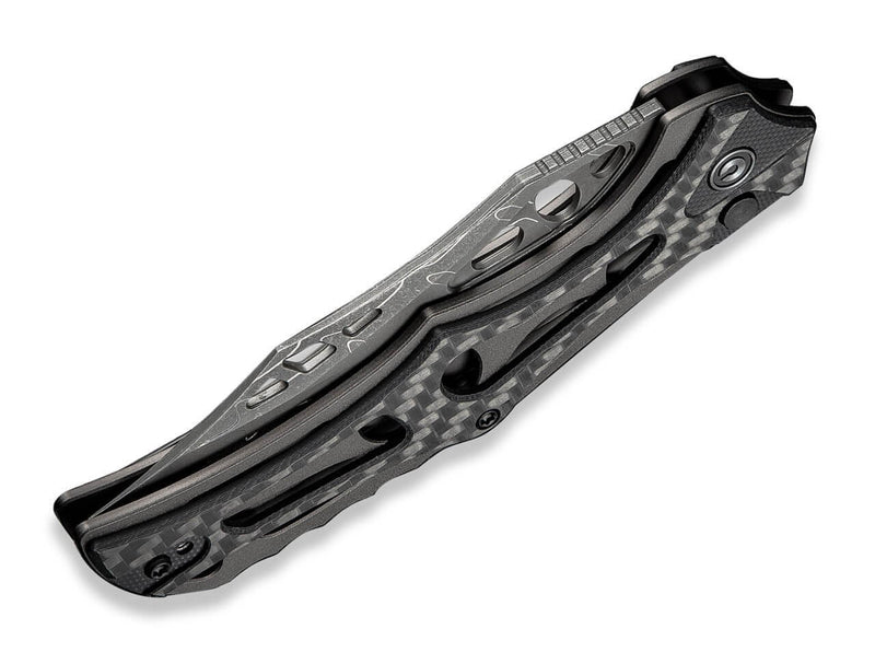 CIVIVI Biophase Damascus Gray Aluminum CF