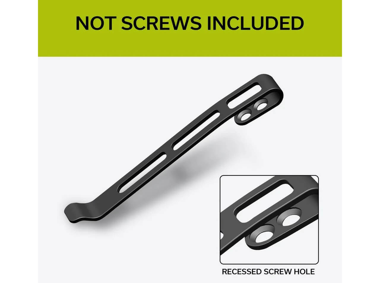 CIVIVI Black Stainless Steel Clip CA-06A-V1