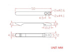 CIVIVI Black Titanium Clip T001D