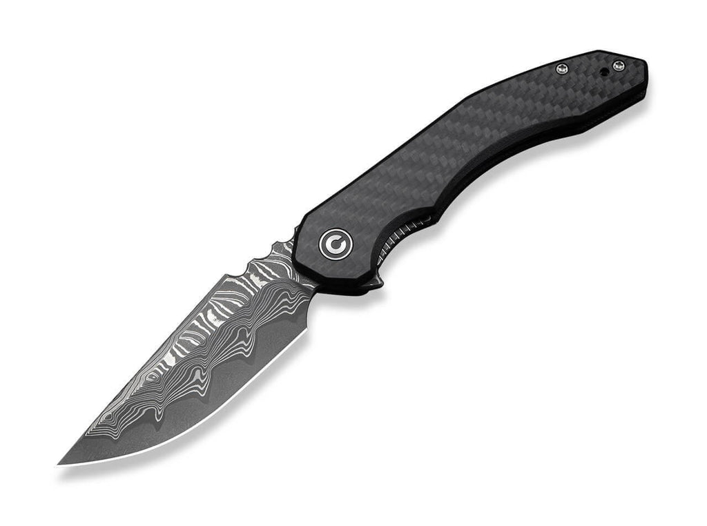 Bluetick Damascus Carbon & G10