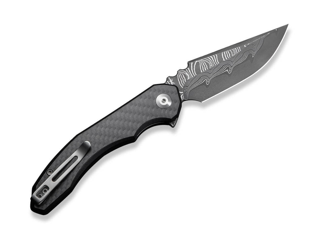 Bluetick Damascus Carbon & G10
