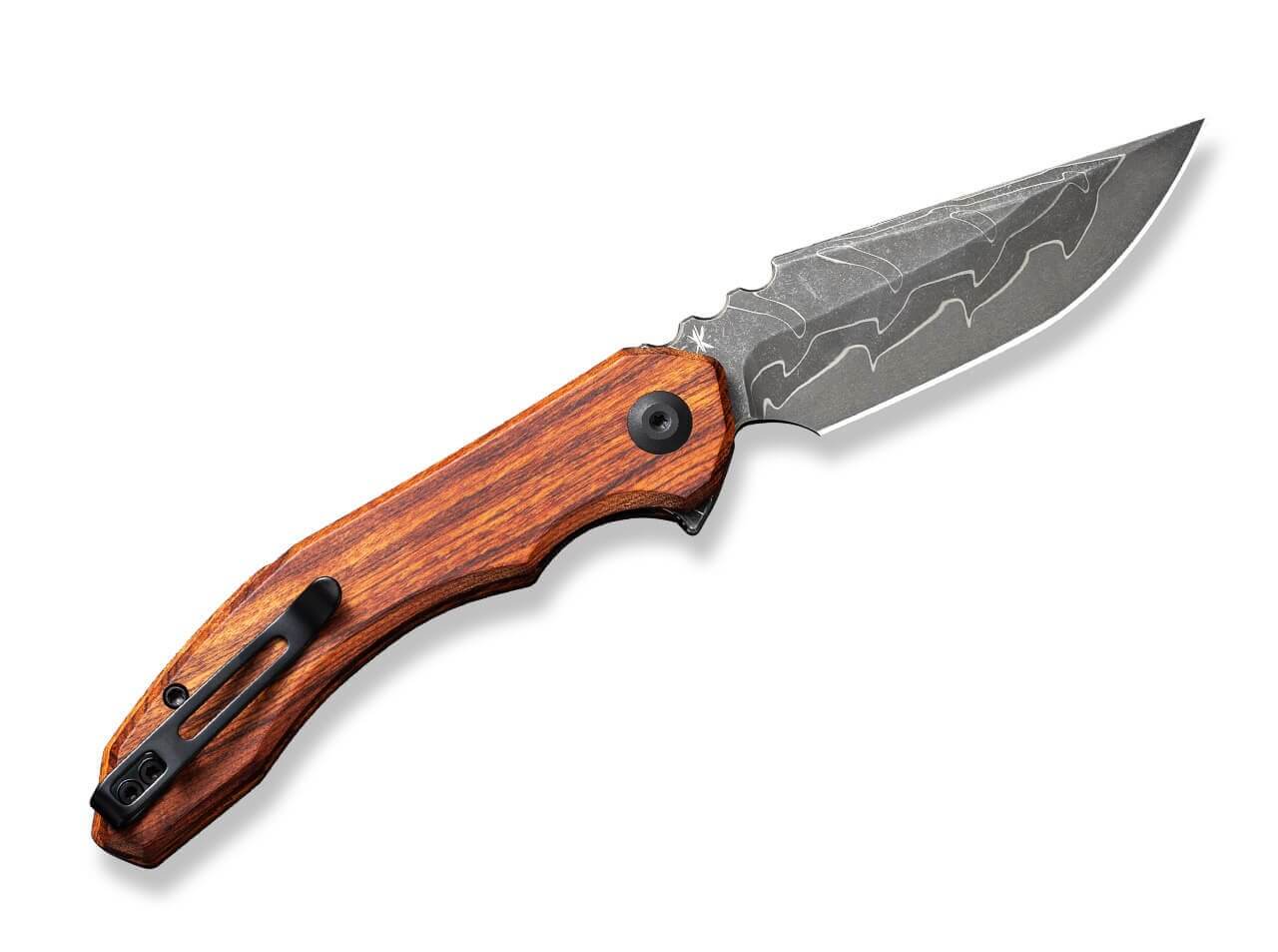CIVIVI Bluetick Guibourtia Damascus