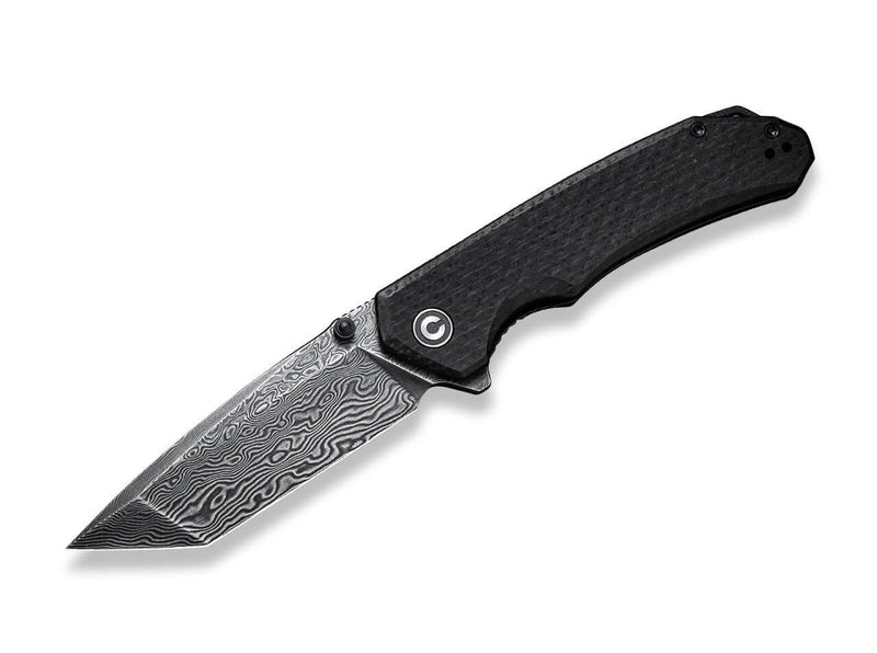 CIVIVI Brazen Damascus Micarta Black