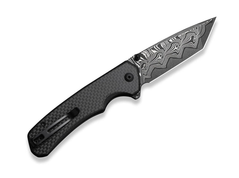 CIVIVI Button Lock Brazen Damascus C10 & CF
