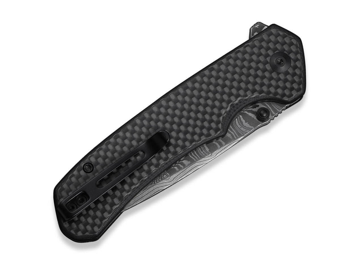 Button Lock Brazen Damascus C10 & CF
