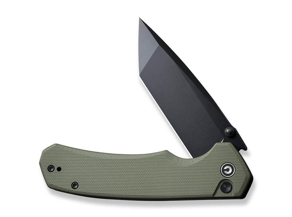 Button Lock Brazen G10 OD Green