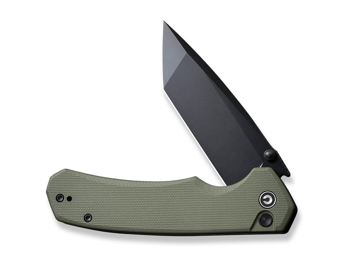 Button Lock Brazen G10 OD Green