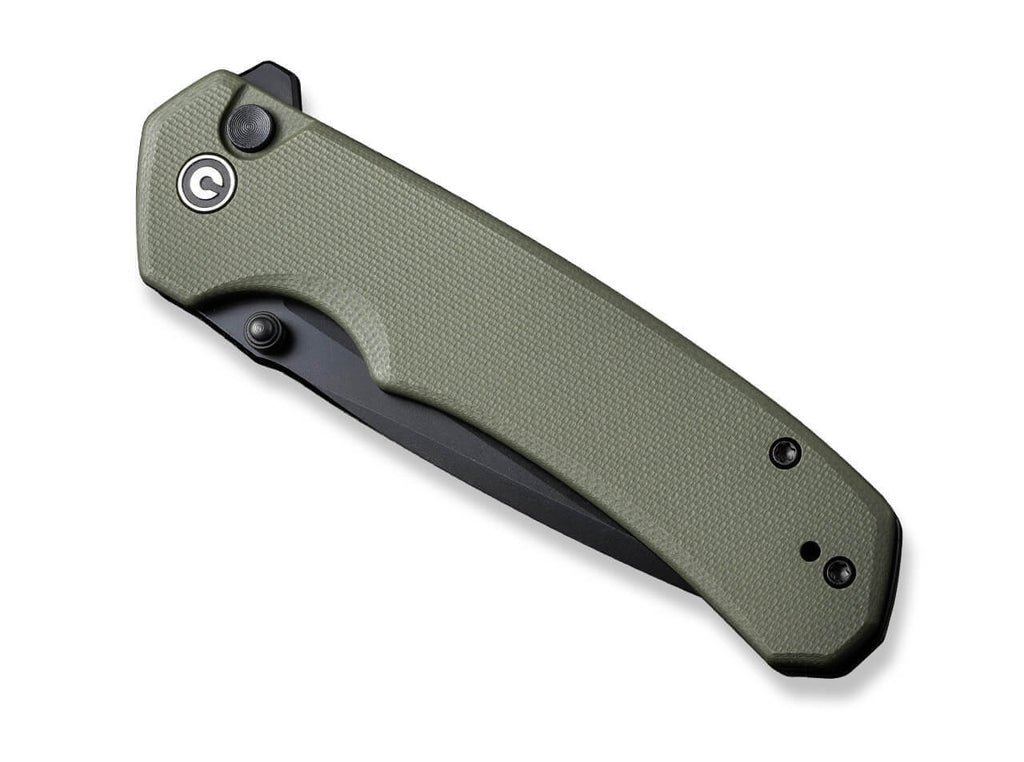 Button Lock Brazen G10 OD Green
