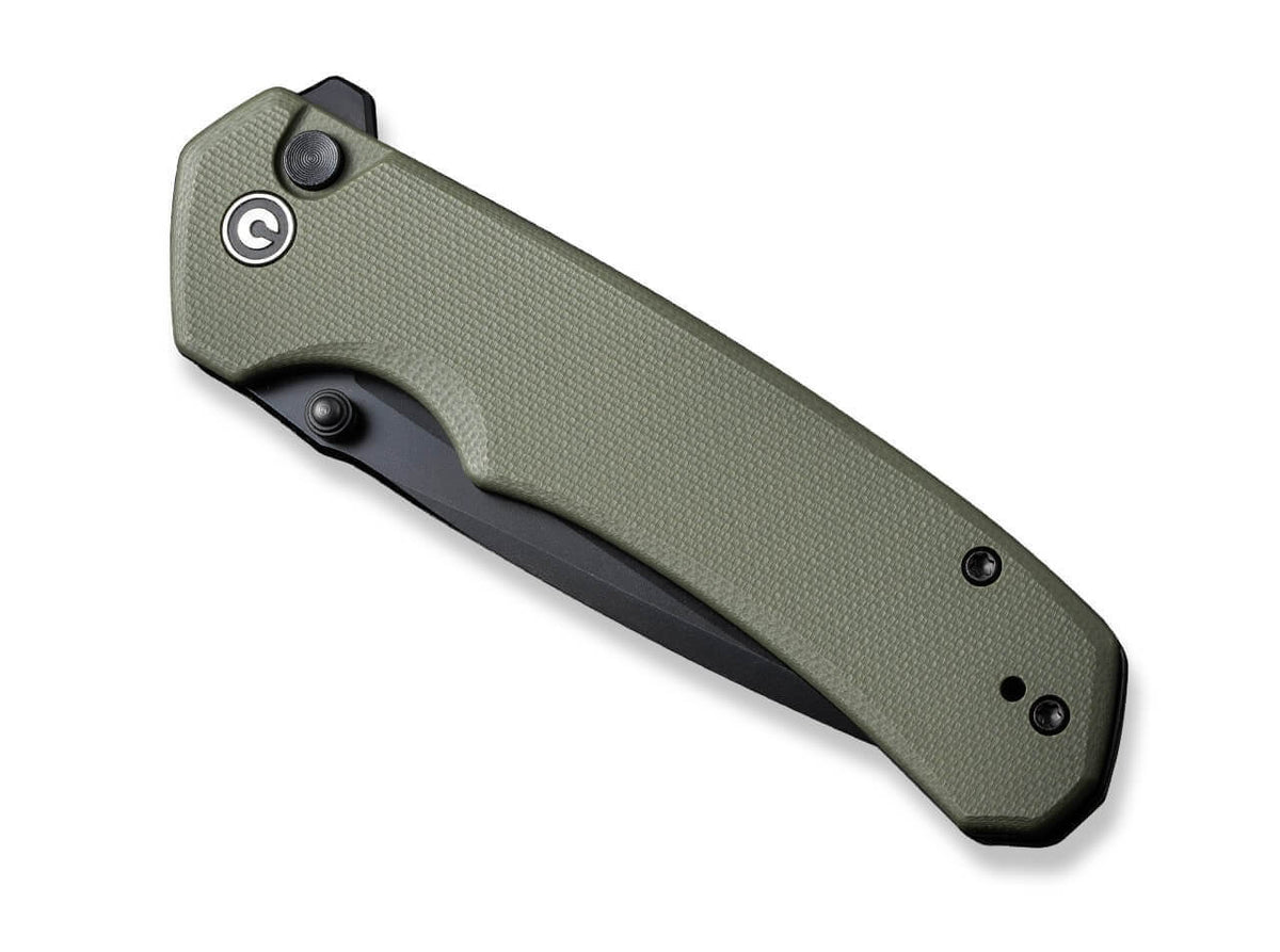Button Lock Brazen G10 OD Green