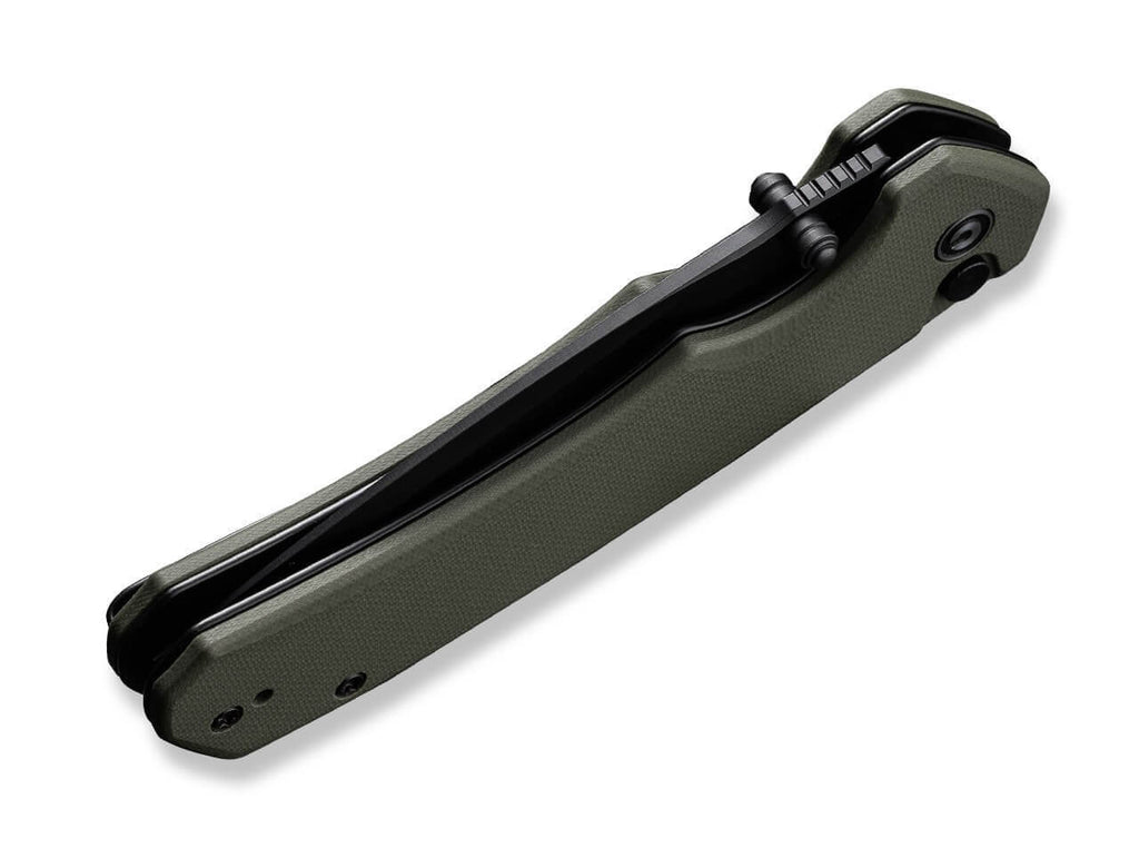Button Lock Brazen G10 OD Green