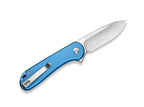 Button Lock Elementum II Aluminum Blue