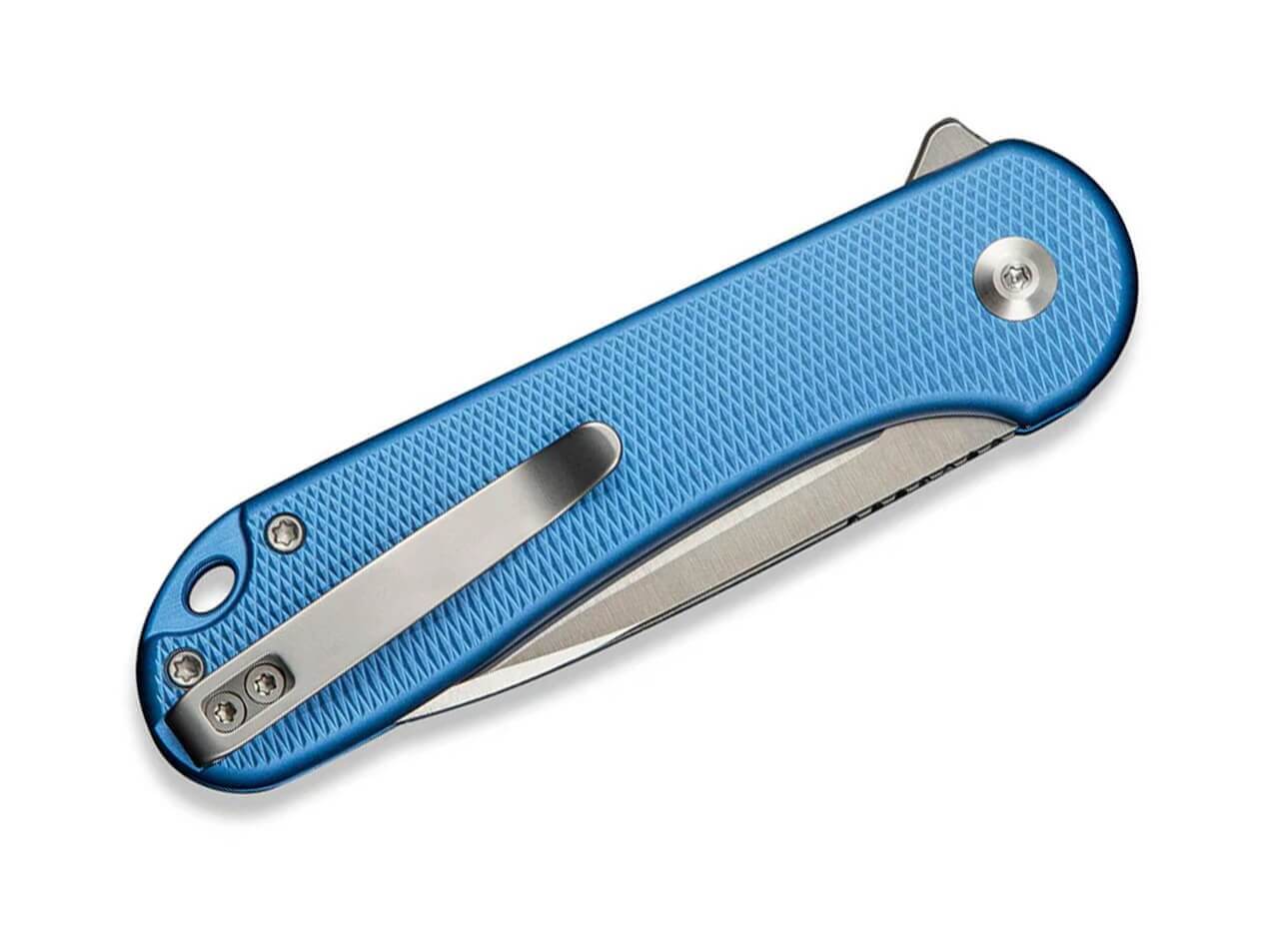 Button Lock Elementum II Aluminum Blue