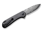 Button Lock Elementum II CF Damascus