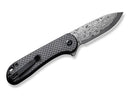 CIVIVI Button Lock Elementum II CF Damascus