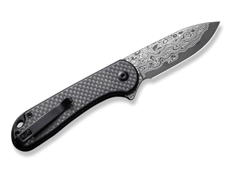 CIVIVI Button Lock Elementum II CF Damascus