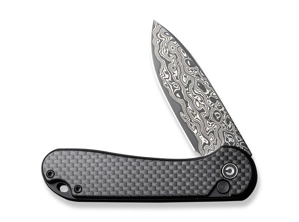 Button Lock Elementum II CF Damascus