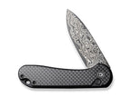 Button Lock Elementum II CF Damascus