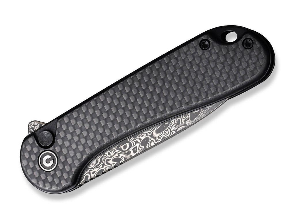 Button Lock Elementum II CF Damascus
