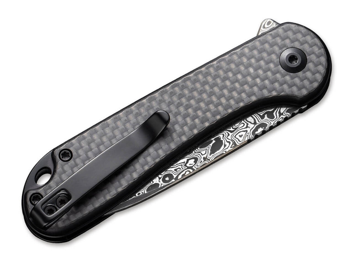 Button Lock Elementum II CF Damascus