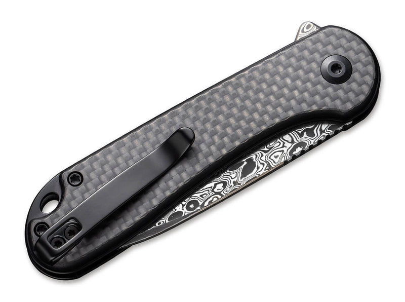 CIVIVI Button Lock Elementum II CF Damascus