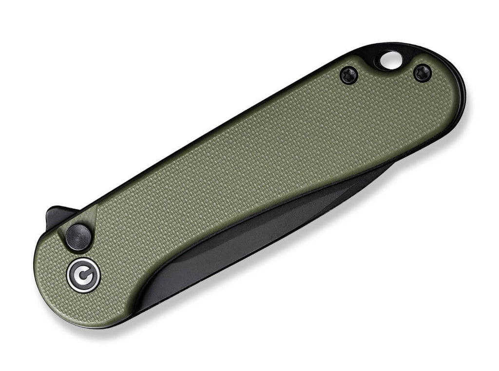 Button Lock Elementum II G10 OD Green