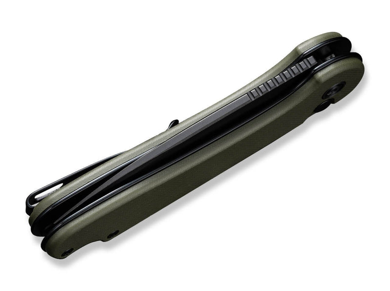 CIVIVI Button Lock Elementum II G10 OD Green