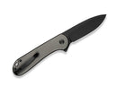 CIVIVI Button Lock Elementum II Nitro-V Aluminum Gray Black Stonewashed