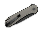 Button Lock Elementum II Nitro-V Aluminum Gray Black Stonewashed