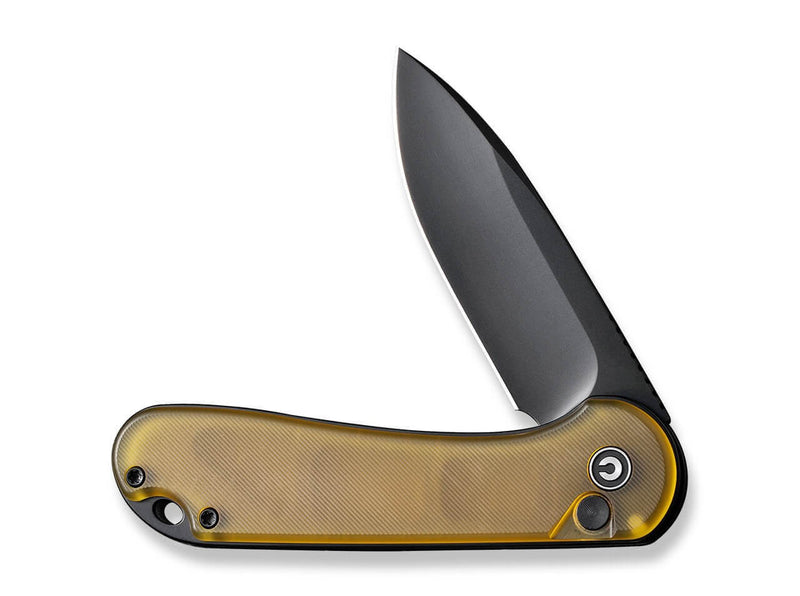 CIVIVI Button Lock Elementum II Ultem Amber & Black