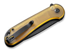 Button Lock Elementum II Ultem Amber & Black