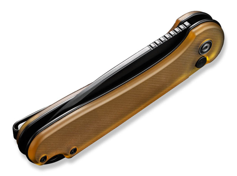CIVIVI Button Lock Elementum II Ultem Amber & Black