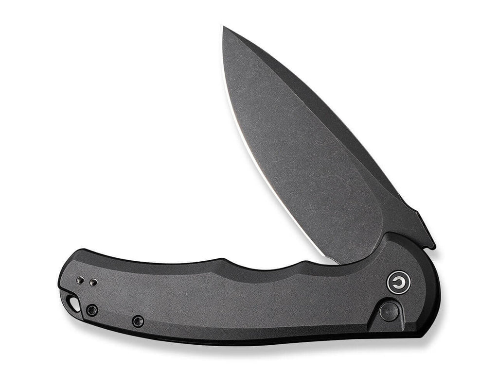 Button Lock Praxis Aluminum All Black