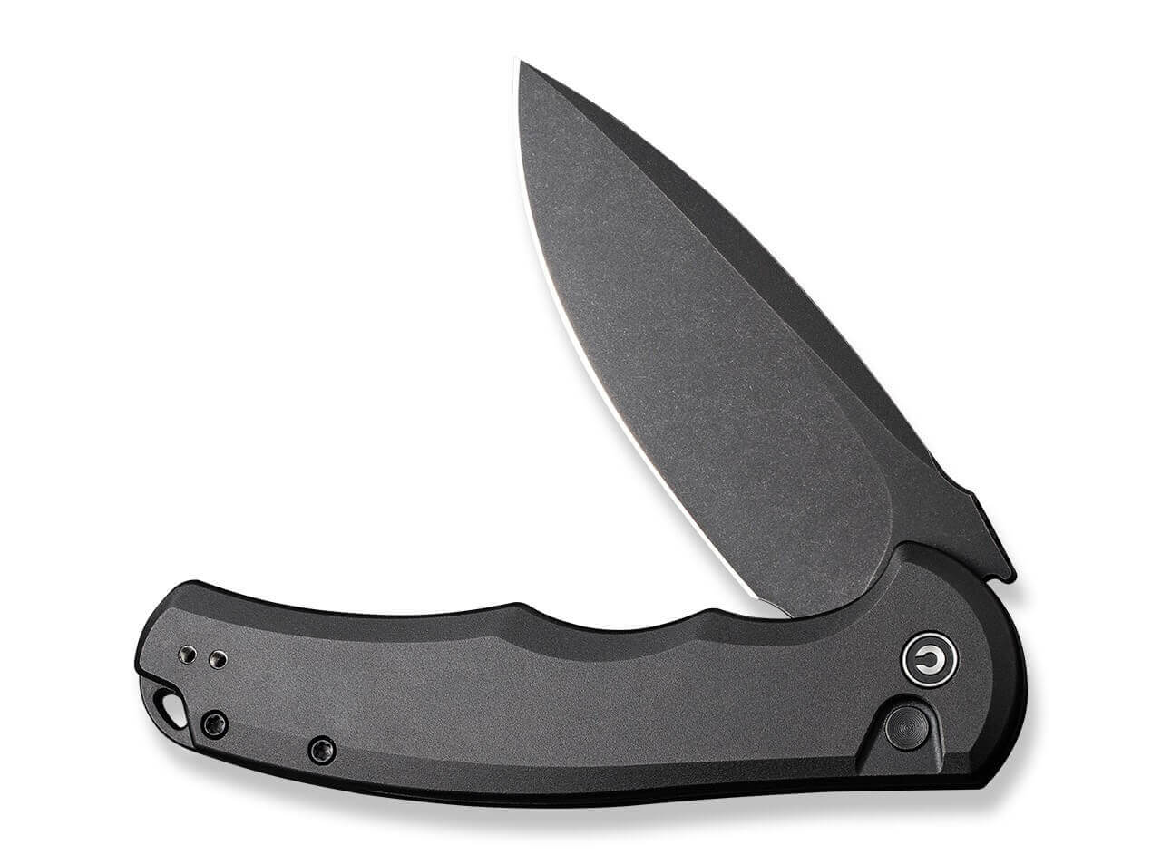 Button Lock Praxis Aluminum All Black