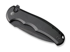 Button Lock Praxis Aluminum All Black