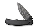 CIVIVI Button Lock Praxis Aluminum Black Damascus