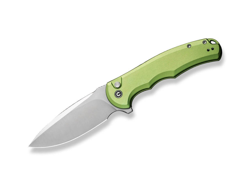 Button Lock Praxis Aluminum Green