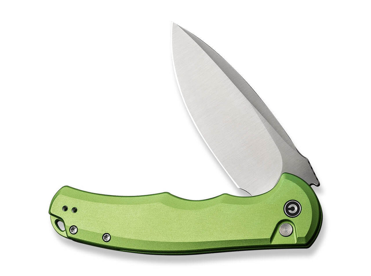 Button Lock Praxis Aluminum Green