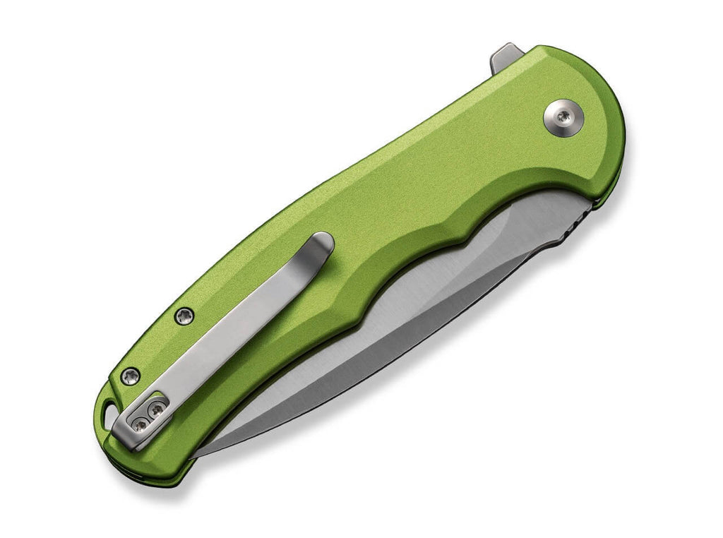 Button Lock Praxis Aluminum Green